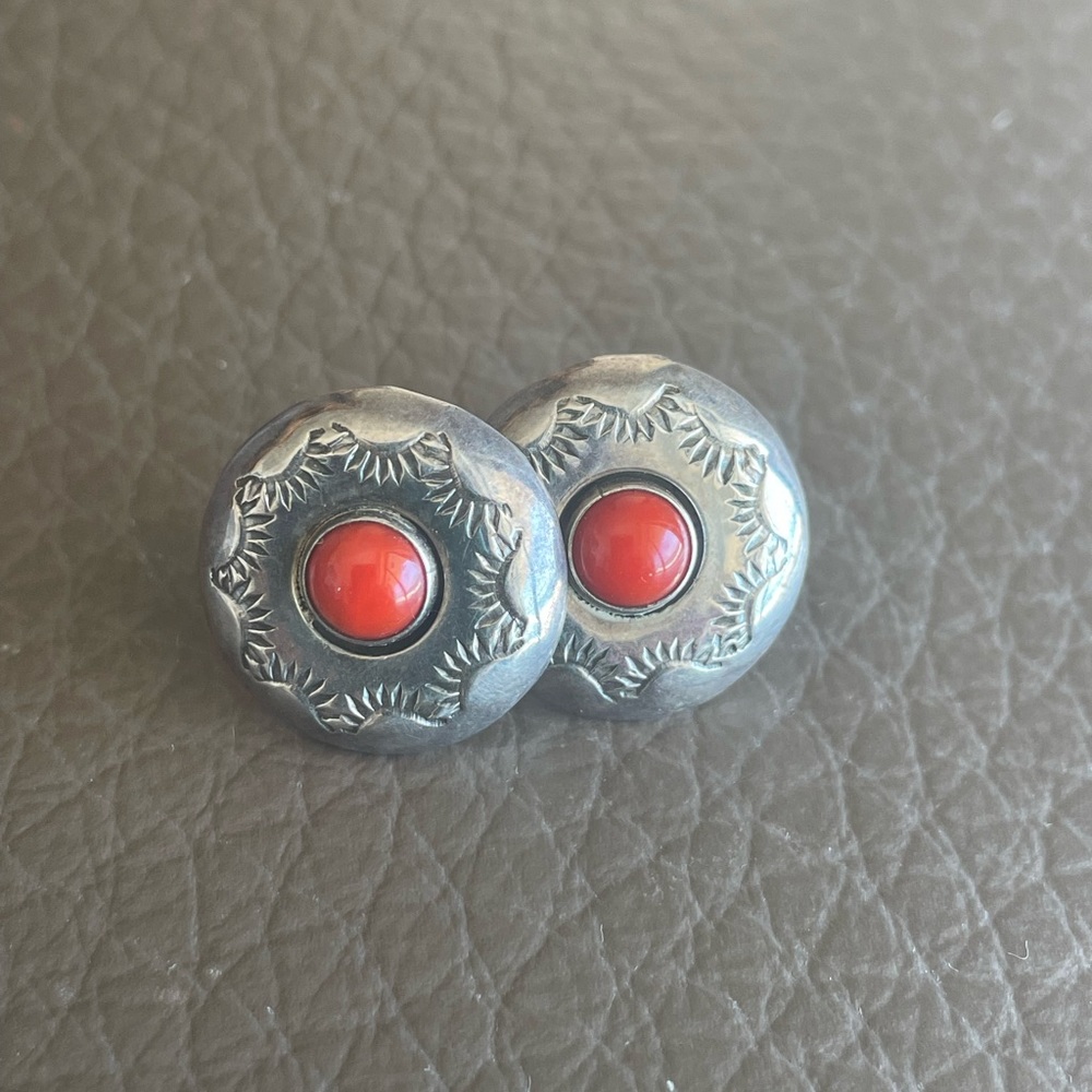 Special Old Coral Earrings